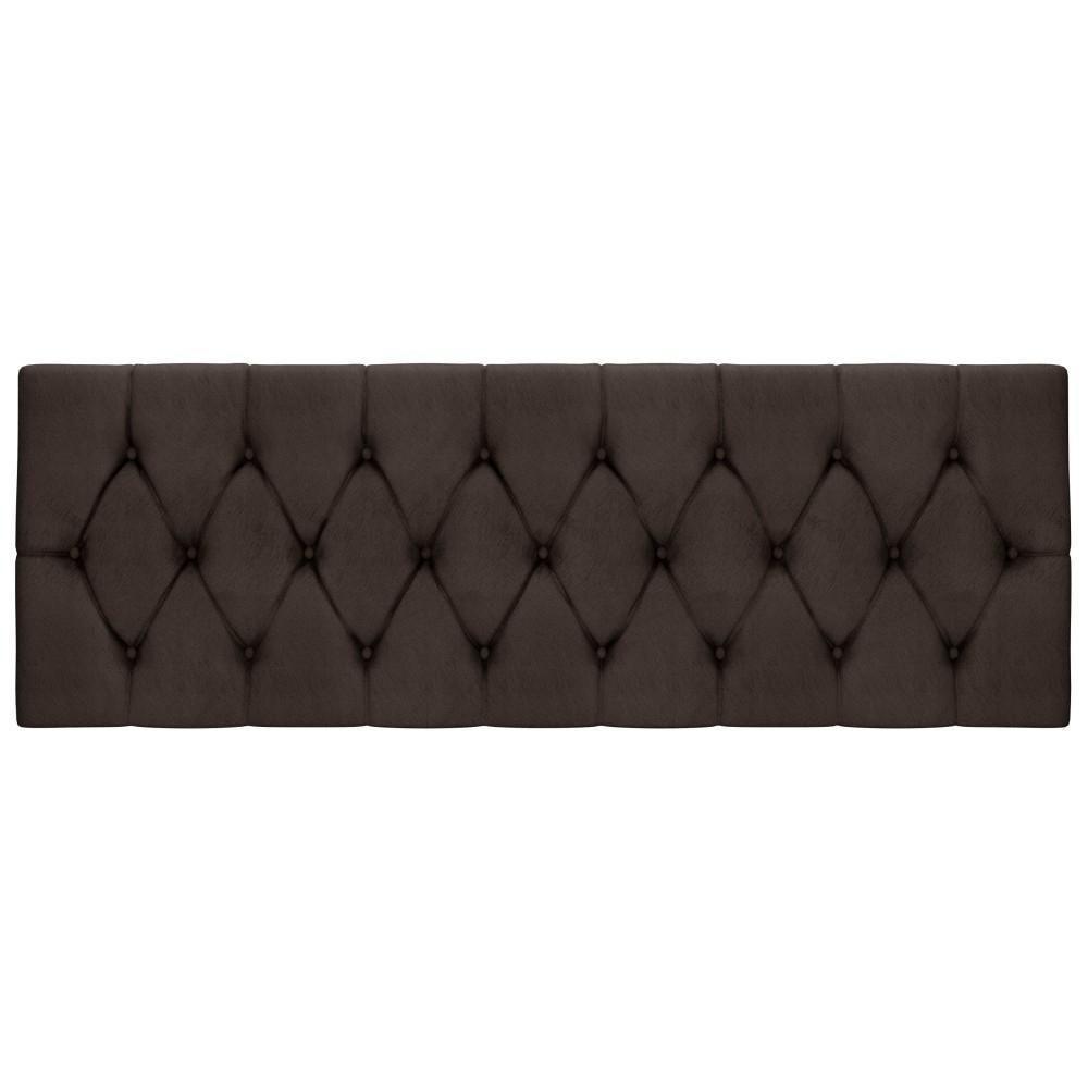 Cabeceira Box Isabella Solteiro Malbec Captonê Marrom - 6