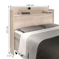 Cabeceira Box Casal Austin Amarula - 3