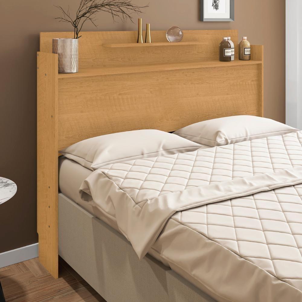 Cabeceira De Casal Com 2 Prateleiras Cristais Naturalle - 1