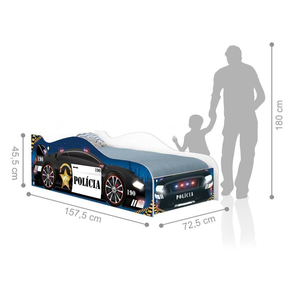 Cama Carro De Polícia Kids Infantil - 2