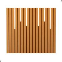 Cabeceira Ripada Cama De Solteiro Com Led Nagoia Nature - 3