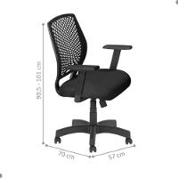 Cadeira Diretor Giratória Vision Plus Base Preta - 2