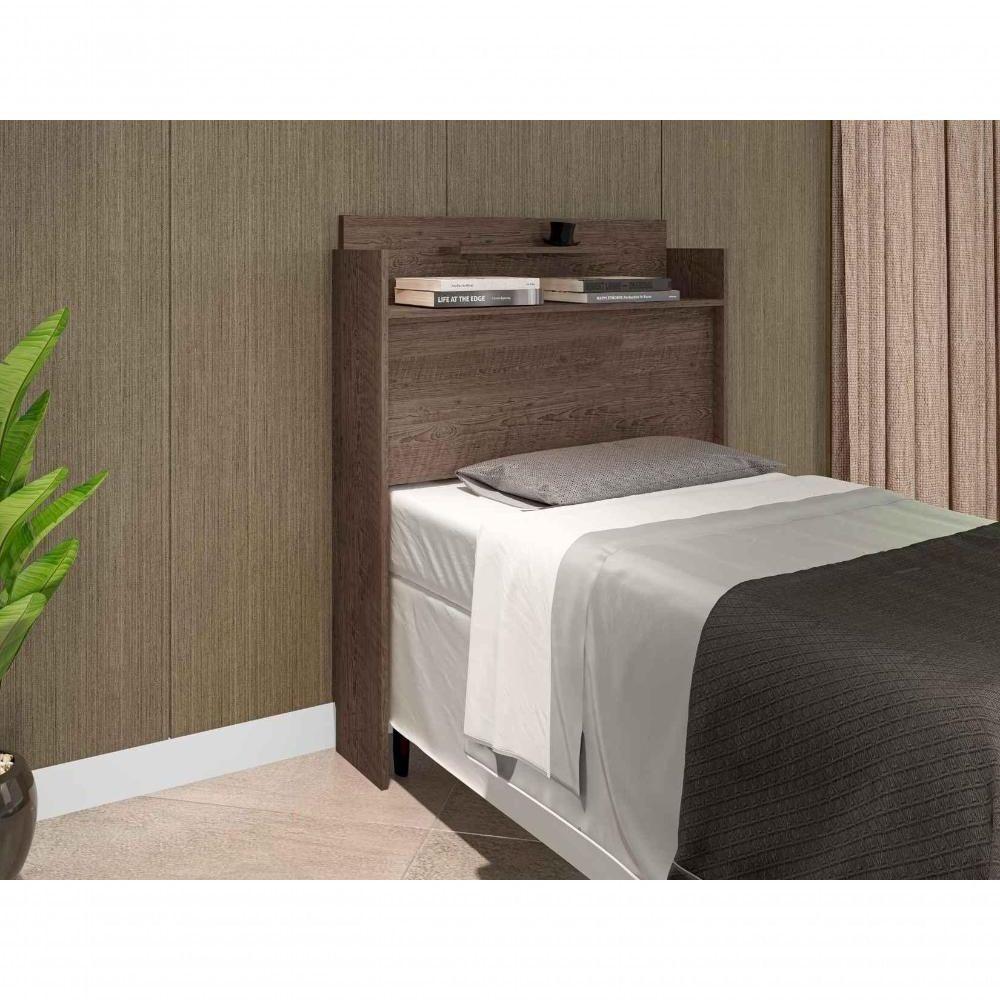 Cabeceira Box Solteiro Austin Chocolate - 4