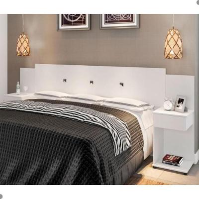 Cabeceira Box Com Mesas Bruna Branco