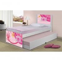 Bicama Juvenil Adesivada Carruagem Castelo Com Colchões - 3