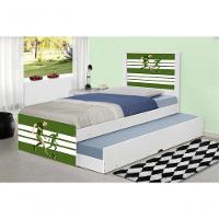 Bicama Juvenil Adesivada Futebol Jogador Com Colchões - 3