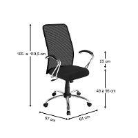 Cadeira Presidente Pleno Giratória Plus Base Cromada - 2