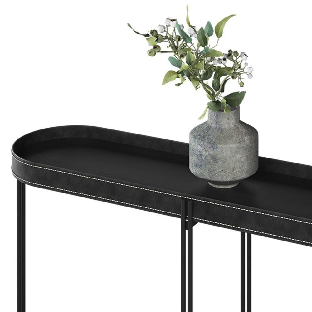 Aparador Para Sala Industrial Com Prateleira Ville L06 Preto - Mpozenato - 5