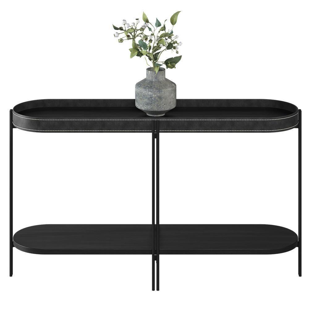 Aparador Para Sala Industrial Com Prateleira Ville L06 Preto - Mpozenato - 8