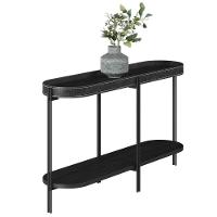 Aparador Para Sala Industrial Com Prateleira Ville L06 Preto - Mpozenato - 1