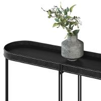 Aparador Para Sala Industrial Com Prateleira Ville L06 Preto - Mpozenato - 5