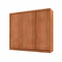 Guarda Roupa Casal Connor 100% Mdf 3 Portas 4 Gavetas Naturalle - 2