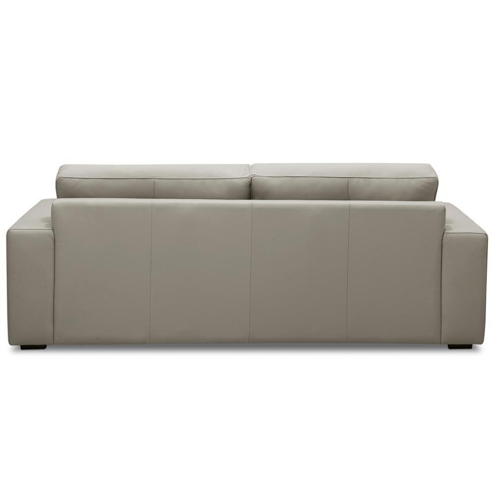 Sofá 2 Lugares Para Sala De Estar Living 150cm Vienne L06 Couro Pérola - Lyam Decor - 7