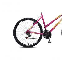 Bicicleta Colli Cazelle Allegra Aro 26 Freio V-brake Quadro 18 Rosa Neon - 3