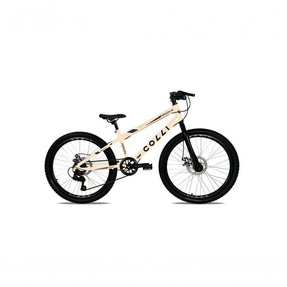 Bicicleta Colli Airon Aro 24 Com Freio A Disco 7v Bege - 1