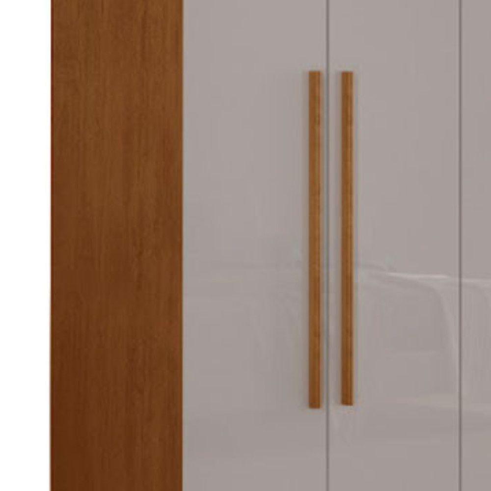 Guarda Roupa Casal Heros Com 8 Portas E 4 Gavetas Moderna Naturalle/off White - 7