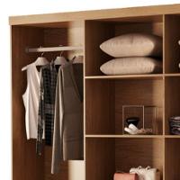 Guarda Roupa Casal Heros Com 8 Portas E 4 Gavetas Moderna Naturalle/off White - 8