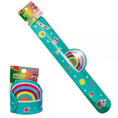 Régua Bracelete Flexível Funny! 20cm Brw Estampa 2