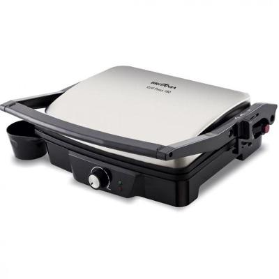 Grill Press 180 Britânia Com Chapas Antiaderentes E Abertura De 180 Graus Preto Com Inox 127v