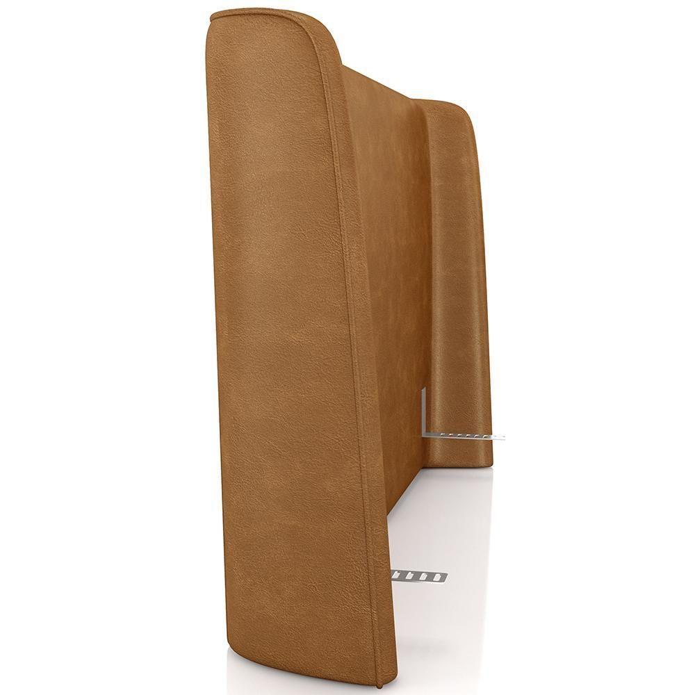 Cabeceira Cama Box King 195cm Nilo P05 Couríssimo Whisky - Lyam Decor - 6