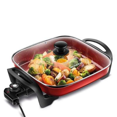 Panela Elétrica Grill Mondial Pe-49-rc Panela Eletrica Grill Pe-49-rc 127v/60hz Red Ceramic
