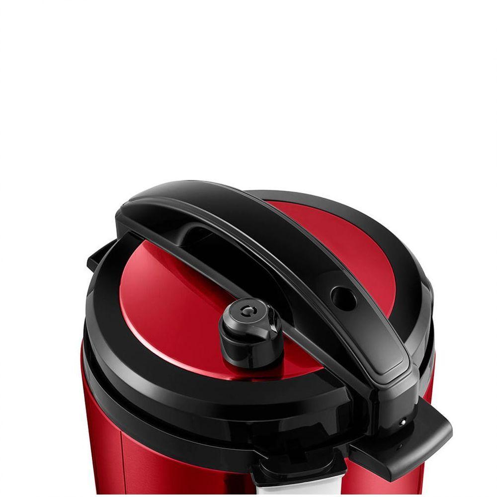Panela De Pressão Elétrica Mondial Pratic Cook 3L Red 127V - 5