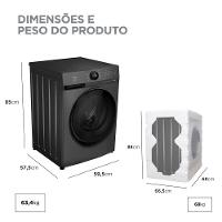 Lava e Seca 11kg Titanium Slim HealthGuard Conectada Midea MF201D110WB/GK-01 110V - 8