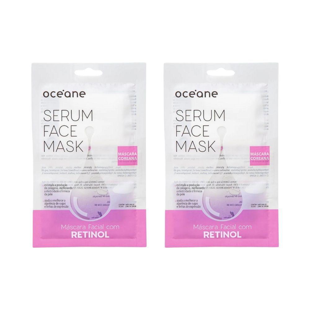 Kit Oceane Máscara Facial Sérum Retinol Com 2 Unidades - 1