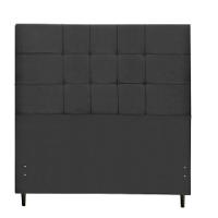 Cabeceira Solteiro Jbe Barcelona 94cm Preto Cama Box 88cm - 2
