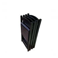 Conjunto Dobrável 70x70 Com 4 Cadeiras Preto - 3