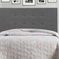 Cabeceira Solteiro Jbe Barcelona 94cm Cinza Cama Box 88cm - 1