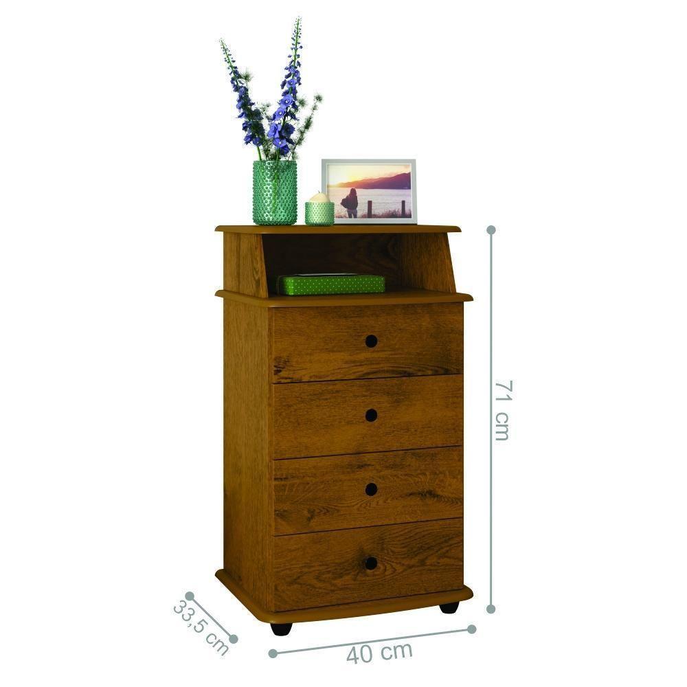 Mesa De Cabeceira Lux Ll Freijo - 1