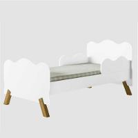 Cama Infantil Angel Branca Com Colchão - 2