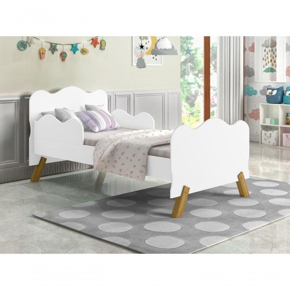 Cama Infantil Nuvenzinha Neve Com Colchão - 4