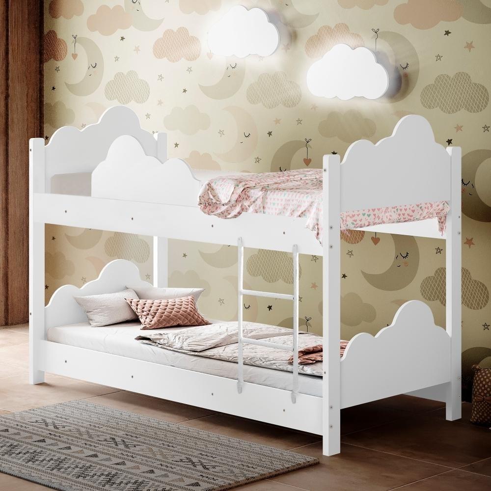 Beliche Ayla Branco Com 2 Luminárias Sonhos De Luz - 1