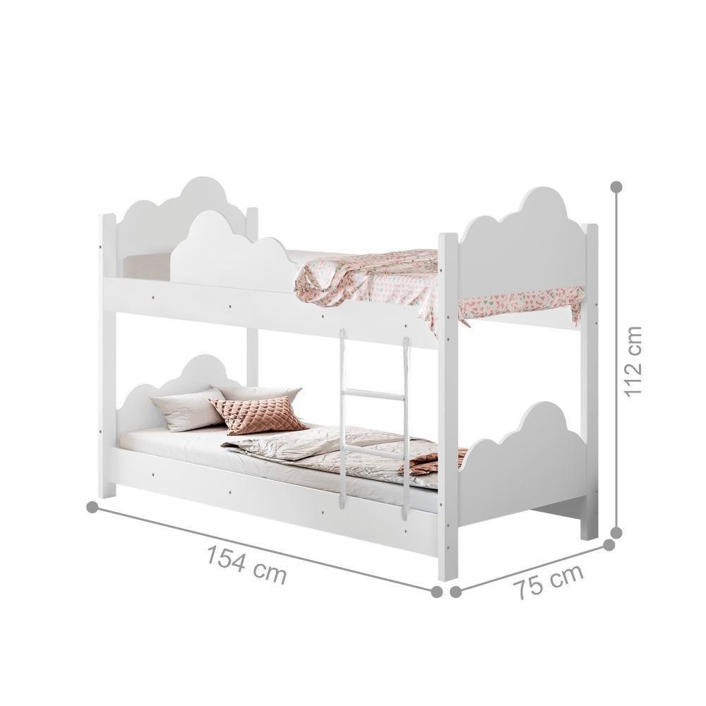 Beliche Ayla Branco Com 2 Luminárias Sonhos De Luz - 2