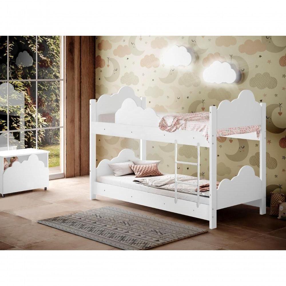 Beliche Ayla Branco Com 2 Luminárias Sonhos De Luz - 5