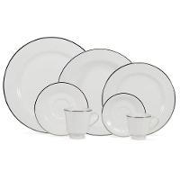 Aparelho De Jantar 42 Peças Itamaraty Prata Schmidt - 1