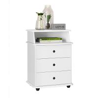 Mesa De Cabeceira Lux Branco - 2