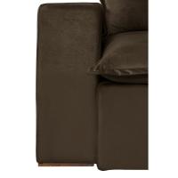 Sofá 4 Lugares Com Molas Retrátil E Reclinável Marrom - 6