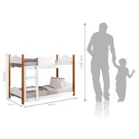 Beliche Infantil Theo Com Escada Branco - 2