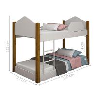 Beliche Infantil Soft Com Escada Branco E Mel - 3