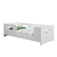 Mini Cama Infantil Com Guarda Pequenina Branco - 3