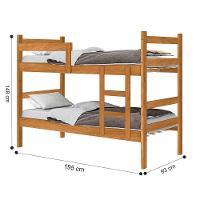 Beliche Solteiro Ouro Branco Nature Com Colchão - 3