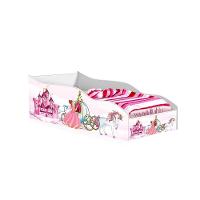 Cama Carro Menina Infantil Carruagem Unicórnio Com Colchão - 1