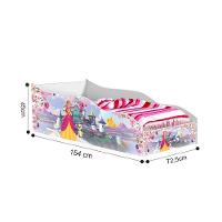 Cama Carro Menina Infantil Castelo Cachorro Com Colchão - 2