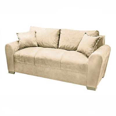 Sofá 3 Lugares Super Macio Fortaleza Finezzi Capuccino