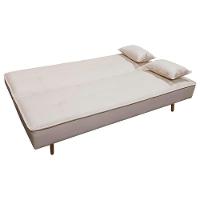 Sofá Cama Silver 3 Lugares Reclinável 1,93 Corino Bege - Speciale Home Bege - 11