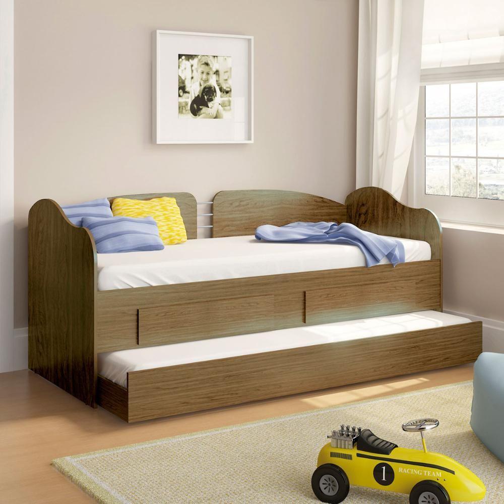 Sofá Cama Solteiro com Colchões Ditália Cama Auxiliar 8cm - 7