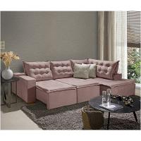 Sofá De Canto 5 Lugares 270cm Retrátil E Reclinável Rose - 1
